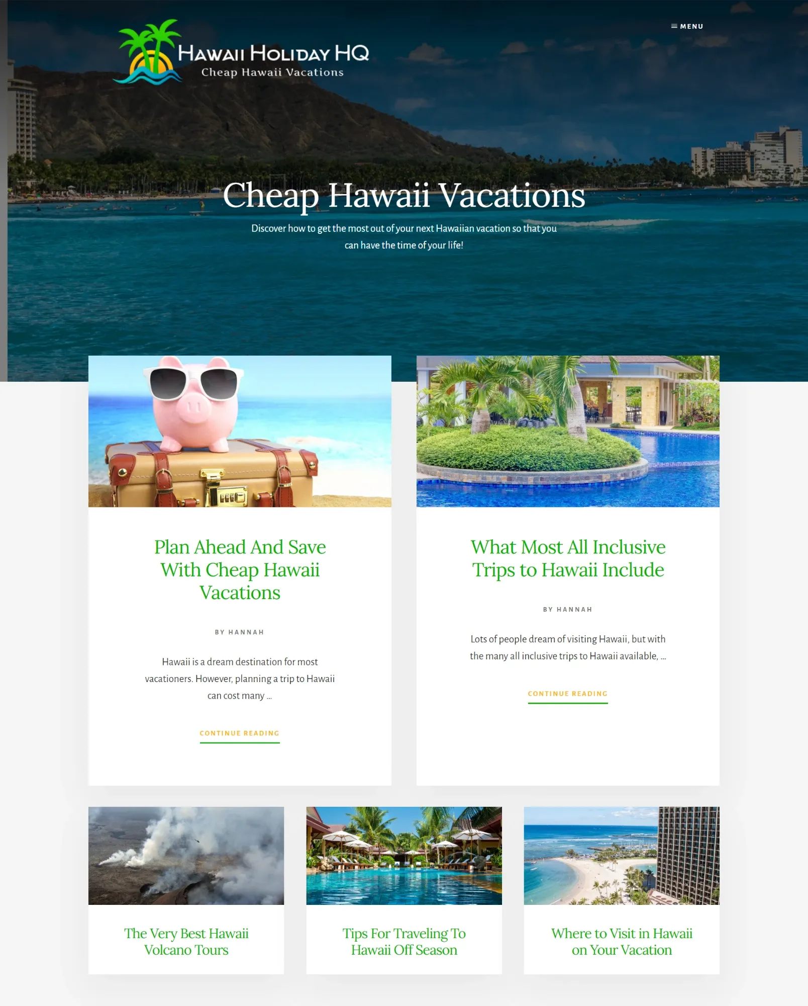 Hawaii Holiday HQ — travel guides for Hawaii holidays